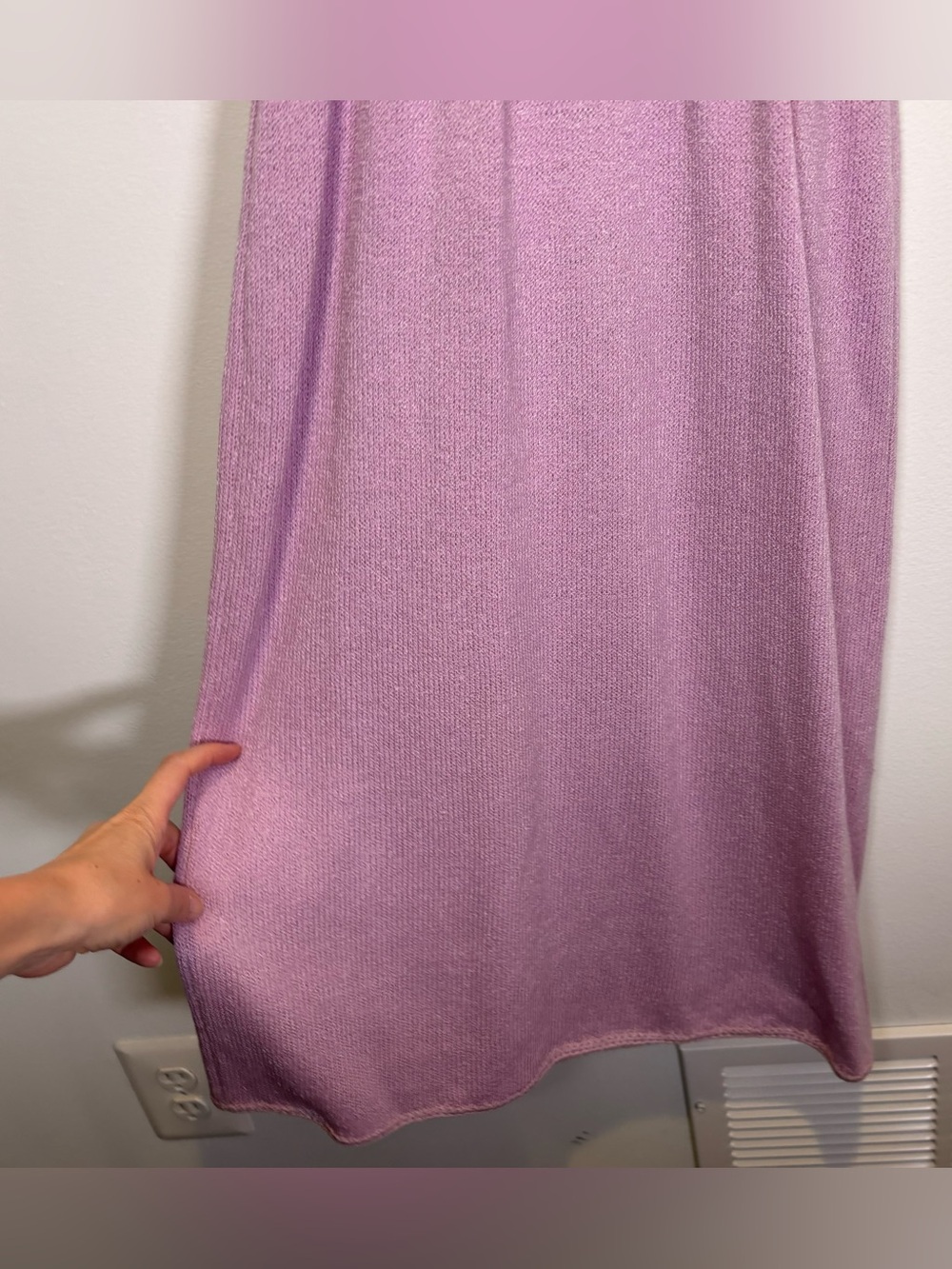 Vintage St. John Purple Knit Dress - Picture 7 of 10